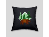 Brown bear cushion