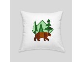 Brown bear cushion